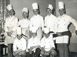 Kitchen Staff on a Training Scheme in the Hibernian Hotel, October, 1958